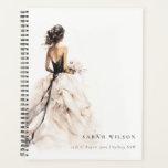 Moderne Waterverf Trouwjurk Vrijgezellenfeest Planner<br><div class="desc">Als u nog meer aanpassingen nodig hebt,  kunt u mij op yellowfebstudio@gmail.com vrij klikken.</div>