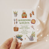 Moderne Waterverf Tuin Party Vrijgezellenfeest Kaart