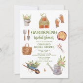Moderne Waterverf Tuin Party Vrijgezellenfeest Kaart (Voorkant)