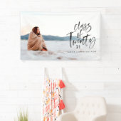 Moderne waterverf typografie afstuderen fotokoffie spandoek (Insitu)