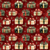 Moderne Waterverf Vakantie Rood Groen Servetten Gi