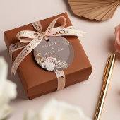 Moderne Waterverf van Bohemen Bedankjes Labels