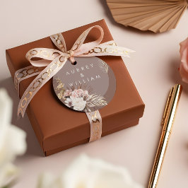 Moderne Waterverf van Bohemen Bedankjes Labels