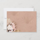 Moderne Waterverf van Bohemen RSVP Kaartje (Achterkant)