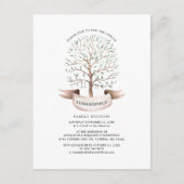 Moderne Waterverf van de gezinshereniging Briefkaart (Voorkant)