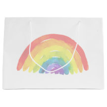 Moderne waterverf van de regenboog