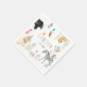 Moderne Waterverf van eenvoudige partijdieren Servet (Hoek)