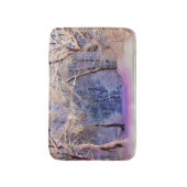 Moderne waterverf van gekleurde sneeuwbomen badmat (Voorkant Verticaal)