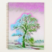 Moderne waterverf van het notitieboek van gekleurd (Voorkant)