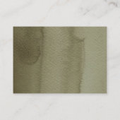 Moderne Waterverf van Sinaasappel en bloemen Informatiekaartje (Achterkant)