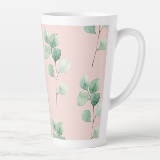 Moderne Waterverf verliest patroon Latte Mok (Rechts)