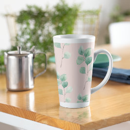 Moderne Waterverf verliest patroon Latte Mok