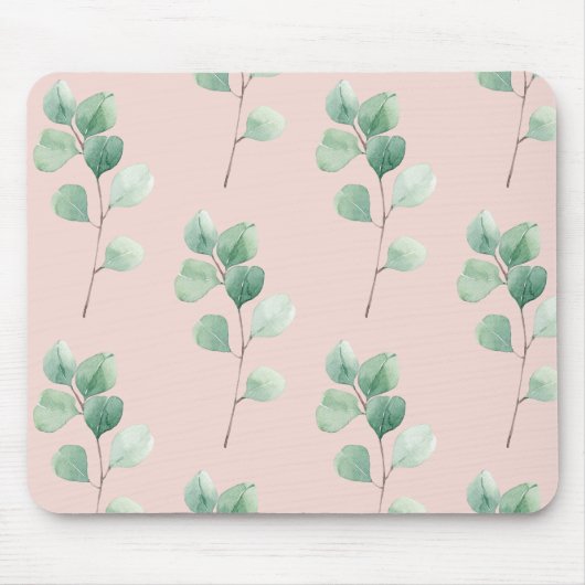 Moderne Waterverf verliest patroon Muismat (Voorkant)