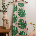 Moderne Waterverf verliest roze en groen patroon Schort<br><div class="desc">Moderne Waterverf verliest roze en groen patroon</div>