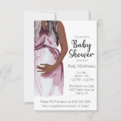 Moderne Waterverf Verwachte moeder Baby shower Kaart (Voorkant)