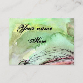 Moderne Waterverf Visitekaartje