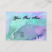 Moderne Waterverf  Visitekaartje (Achterkant)