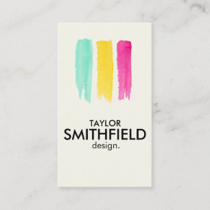 Moderne Waterverf Visitekaartje