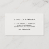 Moderne Waterverf vlinder Elegant Logo Visitekaartje (Achterkant)