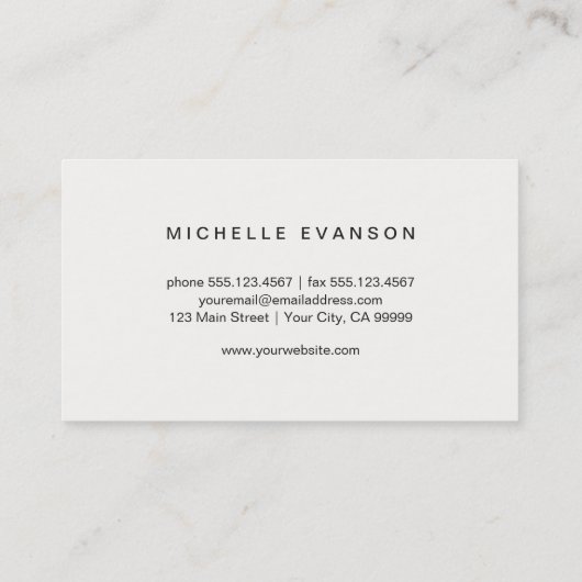 Moderne Waterverf vlinder Elegant Logo Visitekaartje (Achterkant)