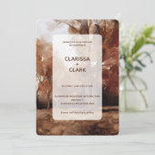 Moderne Waterverf voor de Herfst Kaart (Staand voorkant)