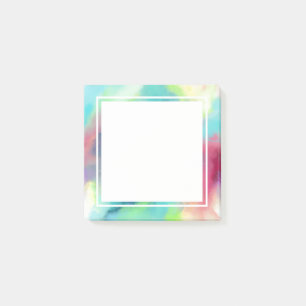 Moderne Waterverf voor groene en rode ruimte Post-it® Notes