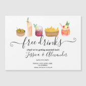 Moderne waterverf voor snacks, cocktails, behalve  (Voorkant)