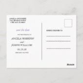 Moderne Waterverf voor zwart en goud Briefkaart (Achterkant)