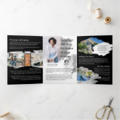 Moderne Waterverf Vooraan - Estate-marketing Drieluik Kaart (Binnen)