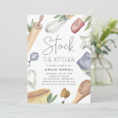 Moderne Waterverf voorraad het Vrijgezellenfeest v Kaart (Staand voorkant)