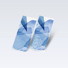 Moderne Waterverf Vormt Bruiloft Website Kaart