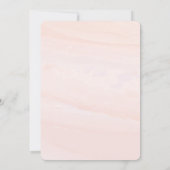 Moderne Waterverf was Vrijgezellenfeest | Blush Kaart (Achterkant)