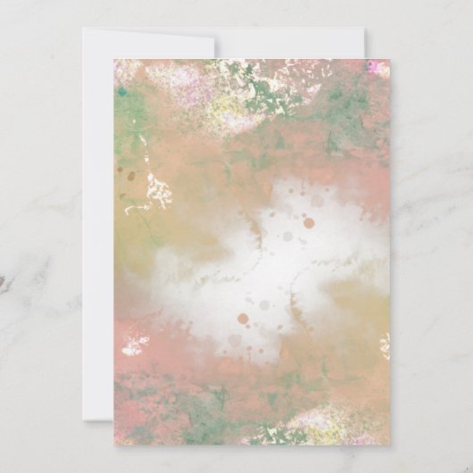 Moderne Waterverf Wereldkaart bestemming Kaart (Achterkant)