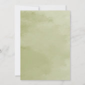 Moderne Waterverf wijk Cocktail Party Kaart (Achterkant)