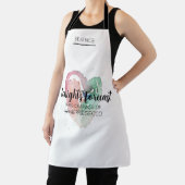 Moderne Waterverf-wijnoogst Schort (Insitu)