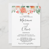 Moderne Waterverf Wildbloemen Bloemen Kaart (Voorkant)