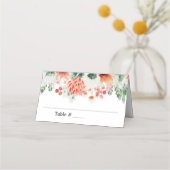 Moderne Waterverf Wildbloemen Trendy Floral Plaatskaartje (Voorkant)
