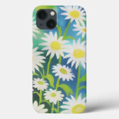 Moderne Waterverf Wilde Margrieten Case-Mate iPhone Case (Achterkant)