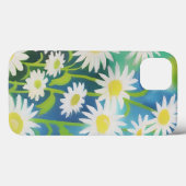 Moderne Waterverf Wilde Margrieten Case-Mate iPhone Case (Achterkant (horizontaal))
