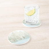 Moderne Waterverf Woodland Scene Zandsteen Onderzetter (Zijkant)