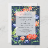 Moderne Waterverf zomermarinemap Kaart (Voorkant)