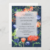 Moderne Waterverf zomermarinemap Kaart (Voorkant / Achterkant)