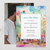 Moderne Waterverf Zuidwestelijke Woestijn Save the Kaart (Voorkant / Achterkant)