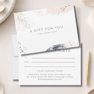 Moderne Waterverfinkt Giftcertificaat