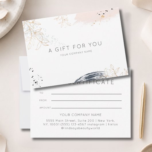 Moderne Waterverfinkt Giftcertificaat