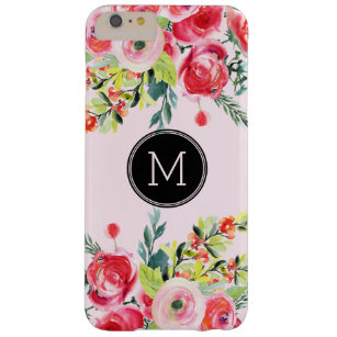 Moderne Waterverven Floral Illustration Barely There iPhone 6 Plus Hoesje