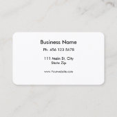 Moderne Waterverven met meerdere kleuren, Abstract Visitekaartje (Achterkant)