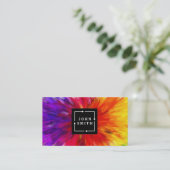 Moderne Waterverven met meerdere kleuren, Abstract Visitekaartje (Staand voorkant)