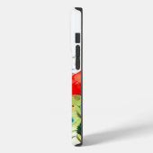 Moderne Waterverven Red Poppy's & Spring Flowers Case-Mate iPhone Case (Achterkant / Links)