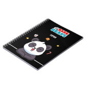 Moderne We bare Bears Panda Kids Notitieboek (Linkerzijde)
